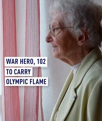 102-Year-Old Ex-French Resistance Fighter to Carry Paris Olympic Torch 102-Year-Old Ex-French Resistance Fighter to Carry Paris Olympic Torch video poster