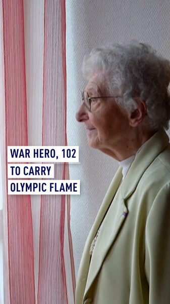 102-Year-Old Ex-French Resistance Fighter to Carry Paris Olympic Torch video poster