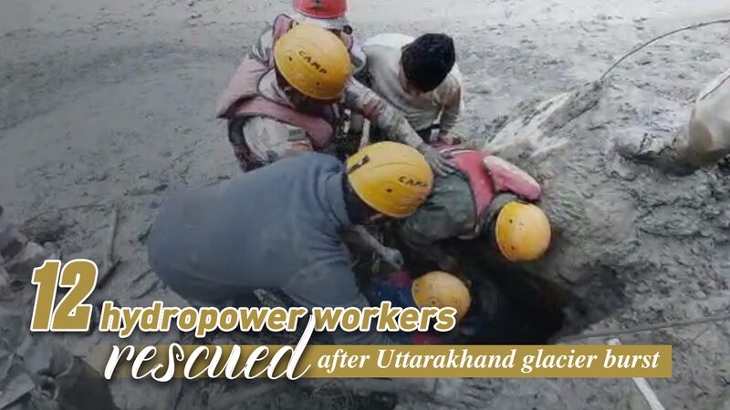 12 Hydropower Workers Rescued After Uttarakhand Glacier Burst Triggers Massive Flood video poster
