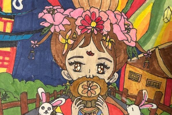 8-Year-Old American Girl Wins Art Prize with Mid-Autumn Festival Painting 8_Year_Old_American_Girl_Wins_Art_Prize_with_Mid_Autumn_Festival_Painting