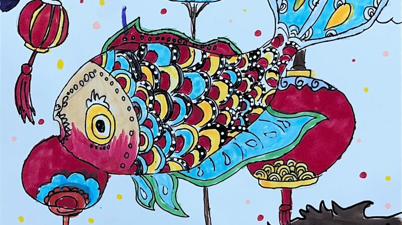 8_Year_Old_Zhang_Lingxi_Illuminates_Global_Art_Stage_with__Fish_Lantern__Masterpiece - Khabar Asia 8_Year_Old_Zhang_Lingxi_Illuminates_Global_Art_Stage_with__Fish_Lantern__Masterpiece