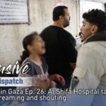 Airstrikes Near Gaza’s Al-Shifa Hospital Halt Operations, Thousands Trapped video poster