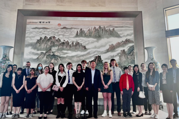 American Students from Iowa Foster Cultural Exchange at Chinese Embassy in D.C. American Students from Iowa Foster Cultural Exchange at Chinese Embassy in D.C.