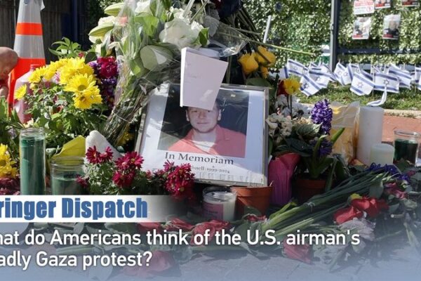 Americans React to Airman’s Self-Immolation in Support of Gaza Americans React to Airman's Self-Immolation in Support of Gaza video poster
