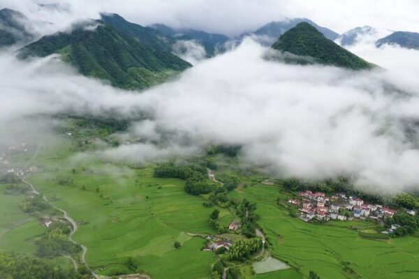 Anhui’s Baidi Town Unveils Breathtaking Post-Rain Serenity Amid Sea of Clouds Anhui's Baidi Town Unveils Breathtaking Post-Rain Serenity Amid Sea of Clouds video poster