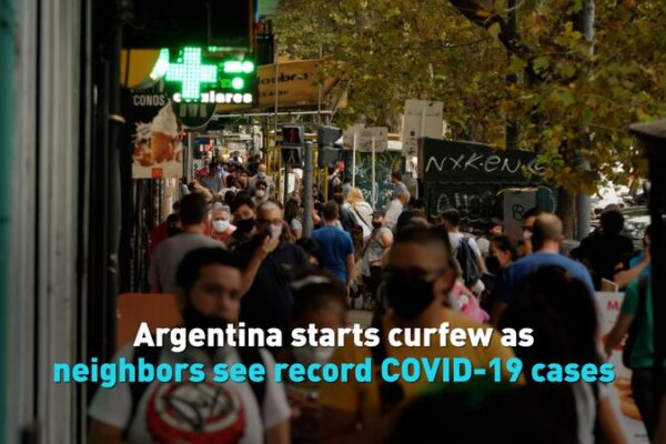 Argentina Imposes Three-Week Curfew Amid Surge in COVID-19 Cases video poster