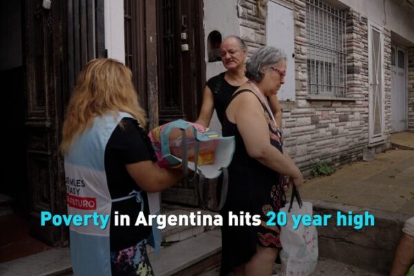 Argentina’s Poverty Rate Soars to 20-Year High Amid Austerity Measures Argentina's Poverty Rate Soars to 20-Year High Amid Austerity Measures video poster