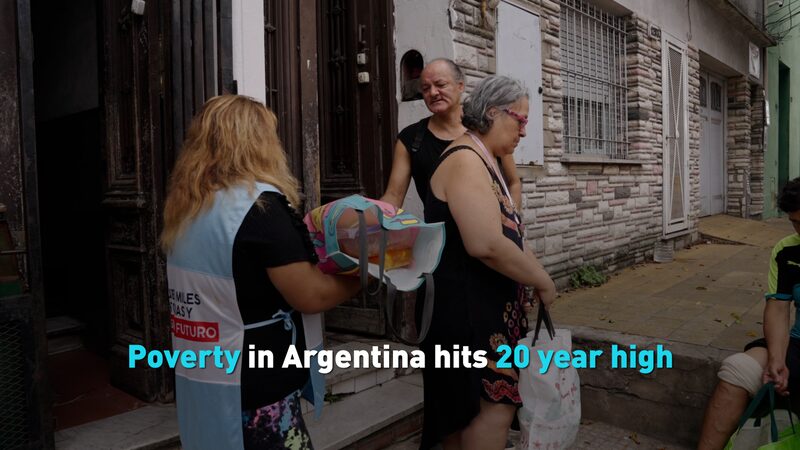 Argentina's Poverty Rate Soars to 20-Year High Amid Austerity Measures video poster