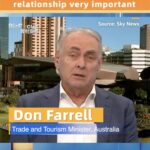 Australia Seeks Stronger Trade Ties with China, Says Minister Farrell video poster