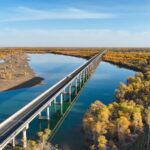 Autumn Brilliance: Golden Poplars Adorn Tarim River in Xinjiang