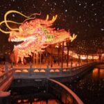 Beijing's Dragon Lantern Illuminates Snowy Shichahai During Year of the Dragon