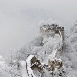 Beijing's Jiankou Great Wall Transformed into Snow-Covered Wonderland
