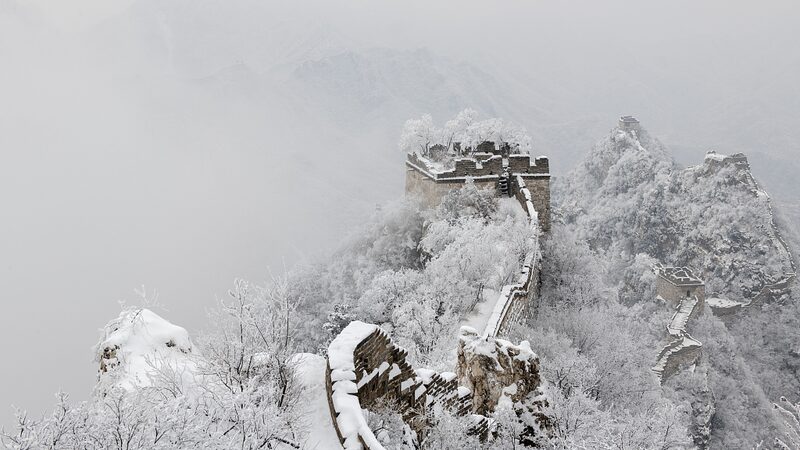 Beijings_Jiankou_Great_Wall_Transformed_into_Snow-Covered_Wonderland - Khabar Asia Beijing's Jiankou Great Wall Transformed into Snow-Covered Wonderland