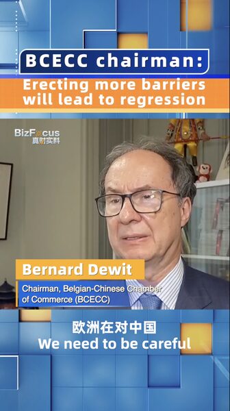 Belgian-Chinese Chamber Chairman Warns Against New Trade Barriers video poster