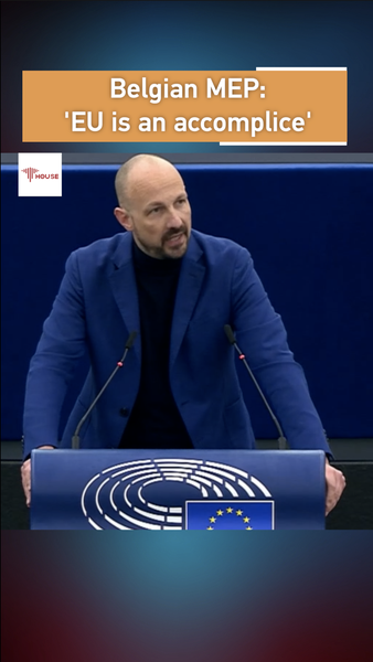 Belgian_MEP_Marc_Botenga_Accuses_EU_of_Complicity_in_Gaza_Child_Deaths_poster - Khabar Asia Belgian MEP Marc Botenga Accuses EU of Complicity in Gaza Child Deaths video poster