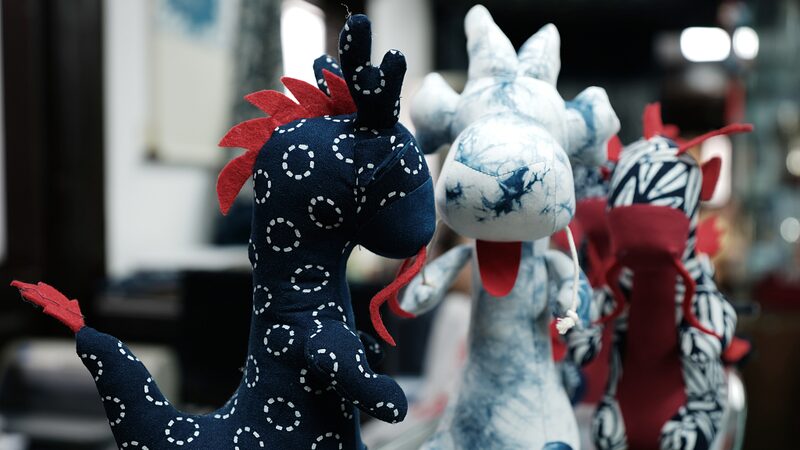 Blue Calico Dragons Adorn Nantong for the Year of the Dragon
