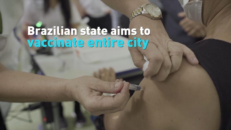 Brazilian City to Vaccinate Entire Population with China's CoronaVac Vaccine video poster