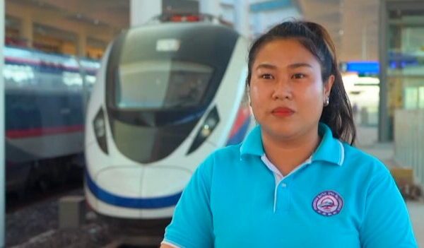 Breaking Barriers: Laotian Woman Becomes Pioneer Train Driver on China-Laos Railway video poster