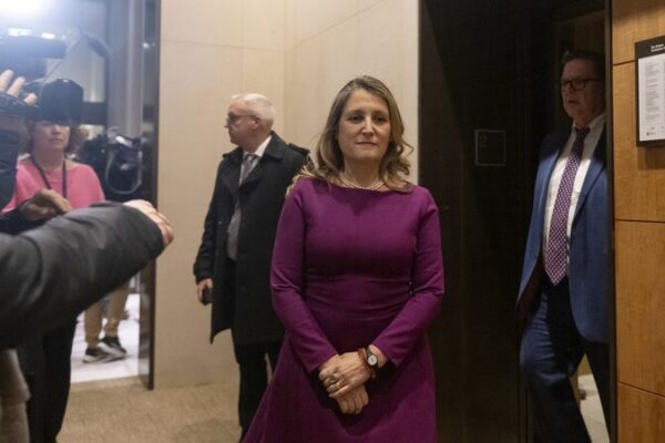 Canadian Finance Minister Chrystia Freeland Resigns After Clash with Trudeau Over U.S. Tariffs Canadian_Finance_Minister_Chrystia_Freeland_Resigns_After_Clash_with_Trudeau_Over_U_S__Tariffs