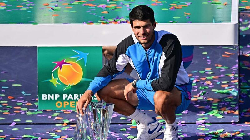 Carlos Alcaraz Defends Indian Wells Title, Beats Medvedev in Final