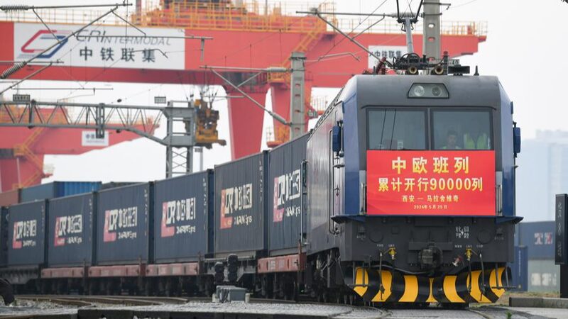 China-Europe_Freight_Trains_Set_Historic_Record_in_May - Khabar Asia China-Europe Freight Trains Set Historic Record in May