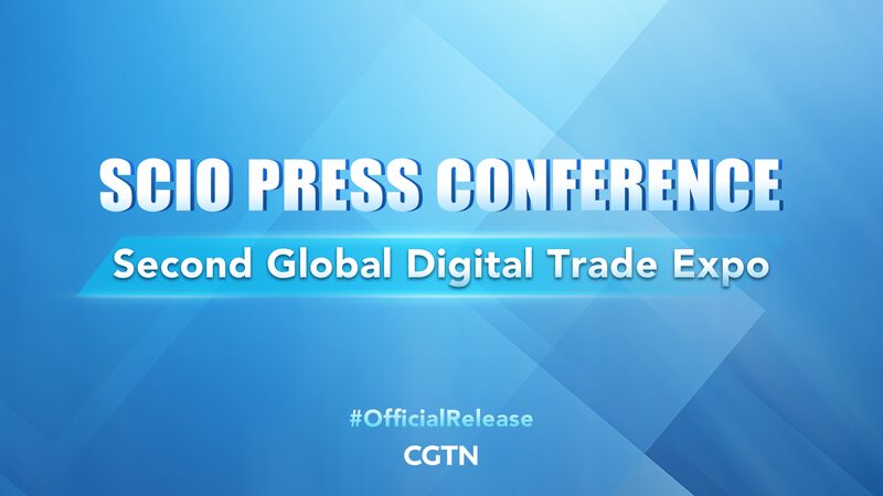 China Announces Second Global Digital Trade Expo at Press Conference video poster