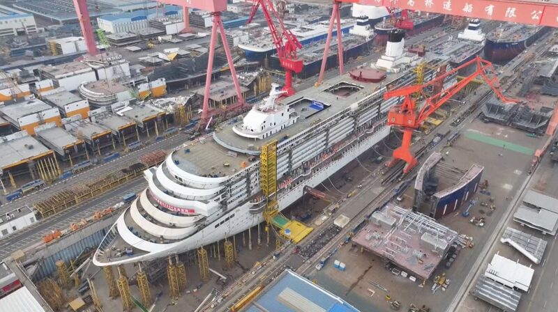 China_Assembles_Second_Homegrown_Large_Cruise_Ship__Adora_Flora_City_ - Khabar Asia China_Assembles_Second_Homegrown_Large_Cruise_Ship__Adora_Flora_City_