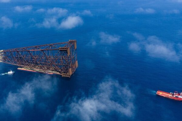 China Begins Installation of Haiji-2, Asia's First Deepwater Jacket