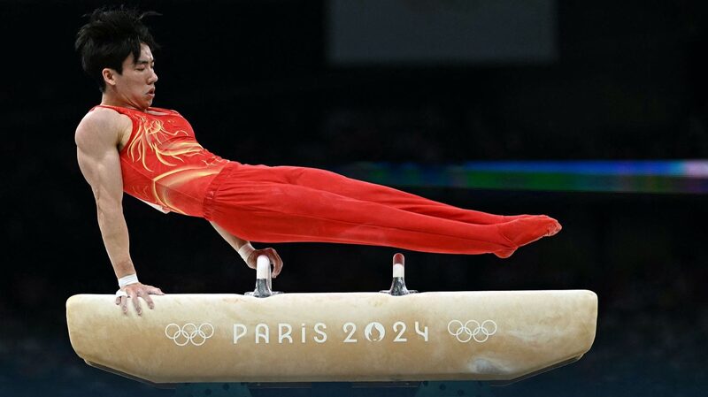 China_Claims_Silver_in_Men_s_Gymnastics_Team_Competition_at_Paris_Olympics
