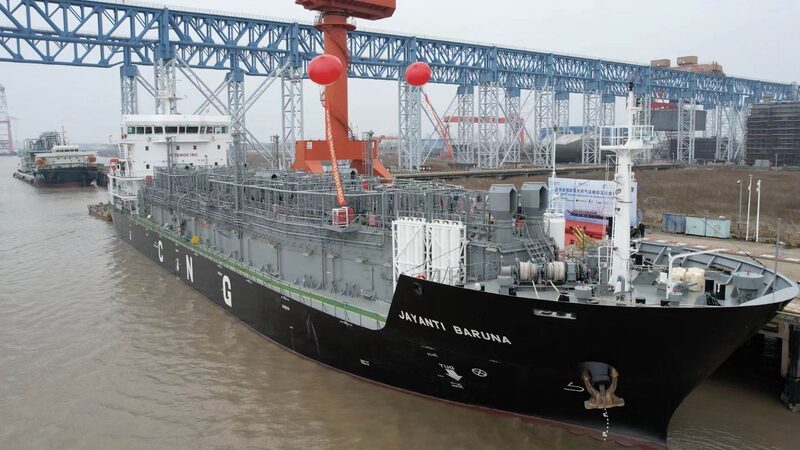 China_Delivers_Worlds_First_CNG_Carrier_to_Indonesia - Khabar Asia China Delivers World's First CNG Carrier to Indonesia