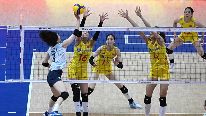 China Exits Women's Volleyball Nations League Finals After Defeat to Japan