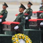 China Honors 25 Fallen Soldiers from Korean War in Shenyang Ceremony video poster