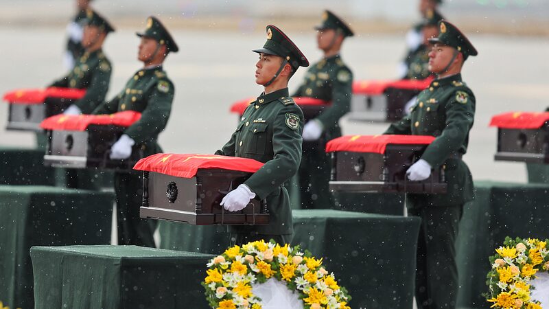 China_Honors_25_Fallen_Soldiers_from_Korean_War_in_Shenyang_Ceremony_poster - Khabar Asia China Honors 25 Fallen Soldiers from Korean War in Shenyang Ceremony video poster