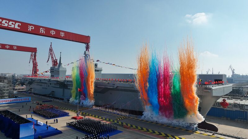 China_Launches_First_Type_076_Amphibious_Assault_Ship__Sichuan_