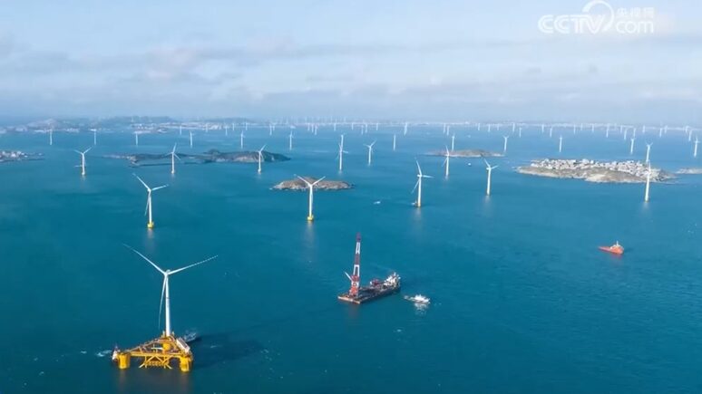 China_Launches_Marine_Facility_Combining_Wind_Power_and_Fish_Farming - Khabar Asia China Launches Marine Facility Combining Wind Power and Fish Farming