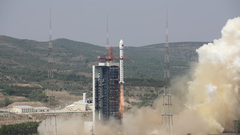 China Successfully Launches Four High-Resolution Satellites into Space video poster