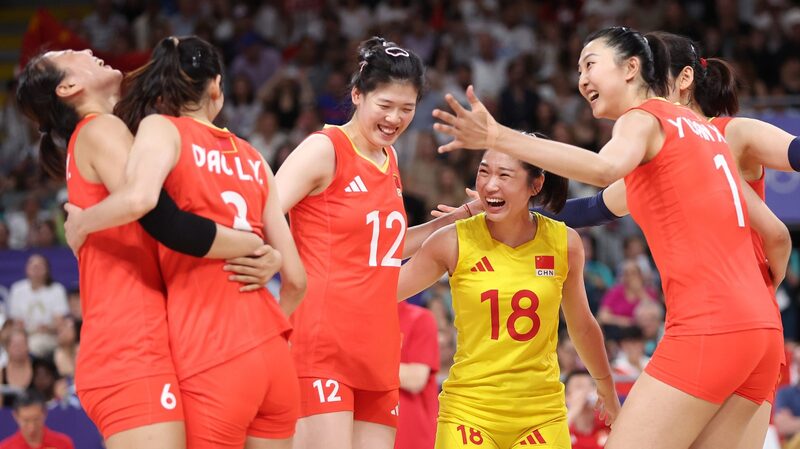 China_Triumphs_Over_U_S__in_Women_s_Volleyball_Thriller_at_Paris_Olympics