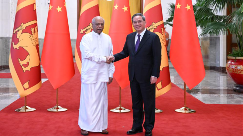 China and Sri Lanka Pledge to Deepen Strategic Partnership in Beijing Talks