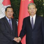 China_s_Top_Legislator_Meets_Cambodian_Senate_President_Hun_Sen_in_Beijing