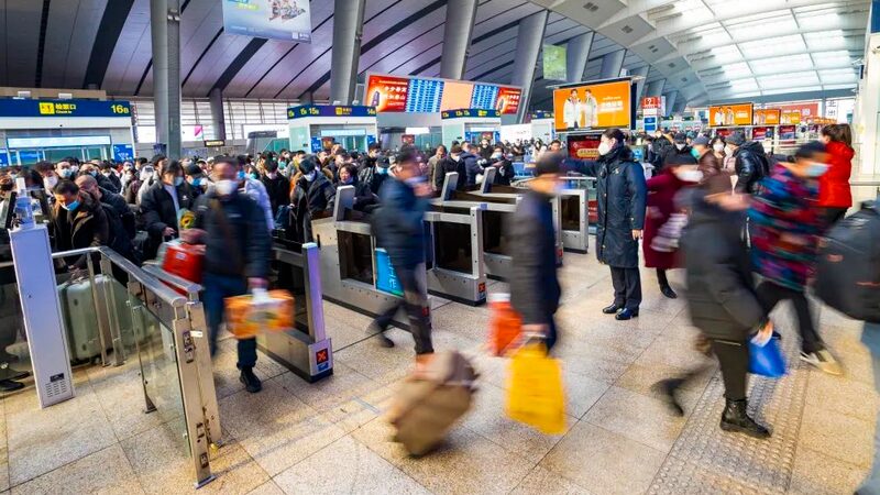 China's Annual Spring Festival Travel Rush Kicks Off video poster