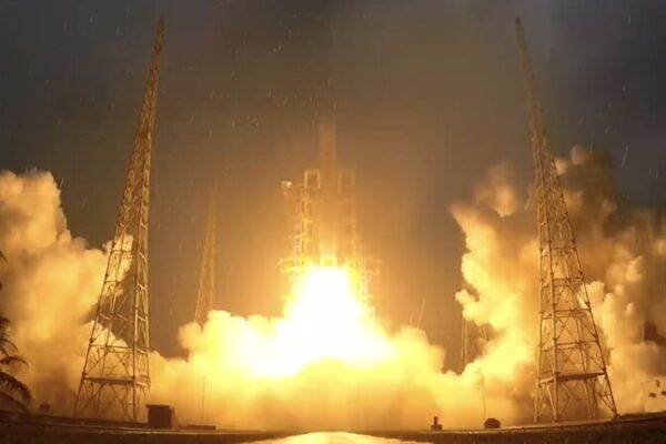 China's Chang'e-6 Probe Launches Successfully on Mission to Far Side of the Moon video poster