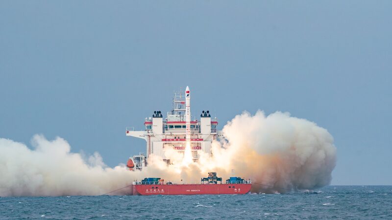 Chinas_Galactic_Energy_Achieves_Milestone_with_Sea_Launch_of_Four_Satellites - Khabar Asia China's Galactic Energy Achieves Milestone with Sea Launch of Four Satellites