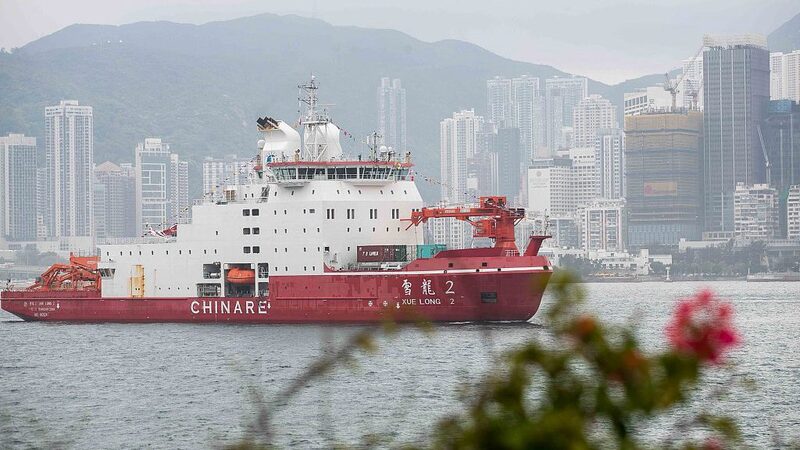 Chinas_Polar_Icebreaker_Xuelong_2_Arrives_in_Hong_Kong_After_Antarctic_Expedition - Khabar Asia China's Polar Icebreaker Xuelong 2 Arrives in Hong Kong After Antarctic Expedition