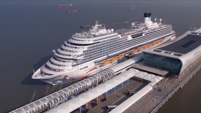 Chinas_Second_Homegrown_Large_Cruise_Ship_Enters_Final_Assembly_in_Shanghai_poster - Khabar Asia China's Second Homegrown Large Cruise Ship Enters Final Assembly in Shanghai video poster