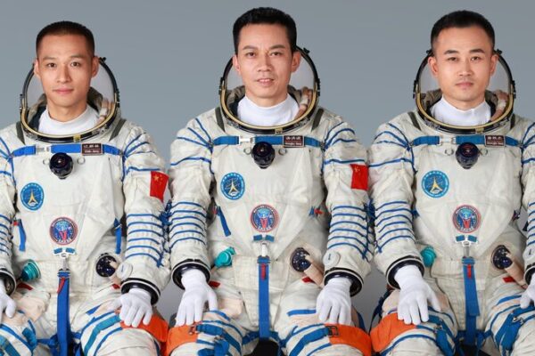China’s Shenzhou-17 Crew Prepares for Launch, Meets the Press at Jiuquan China's Shenzhou-17 Crew Prepares for Launch, Meets the Press at Jiuquan video poster