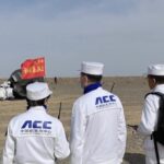 China's Shenzhou-17 Crew Prepares for Return with Final Rehearsal in Gobi Desert video poster