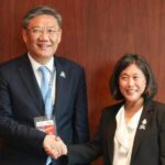 Chinese Commerce Minister Wang Wentao Meets U.S. Trade Representative at WTO Conference