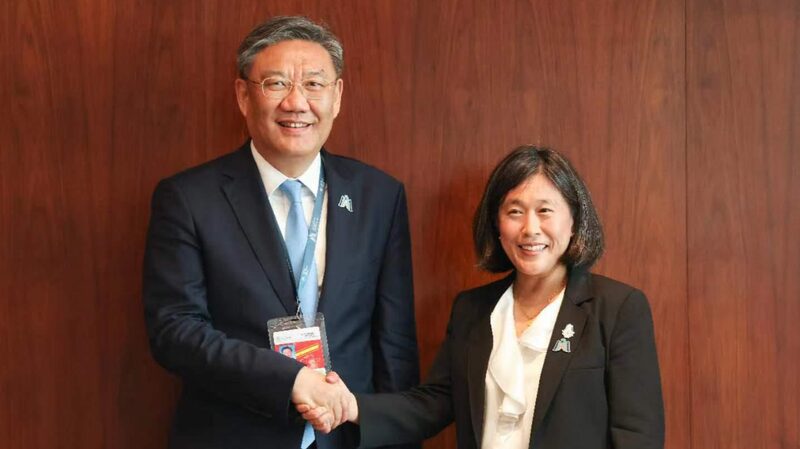 Chinese_Commerce_Minister_Wang_Wentao_Meets_US_Trade_Representative_at_WTO_Conference - Khabar Asia Chinese Commerce Minister Wang Wentao Meets U.S. Trade Representative at WTO Conference