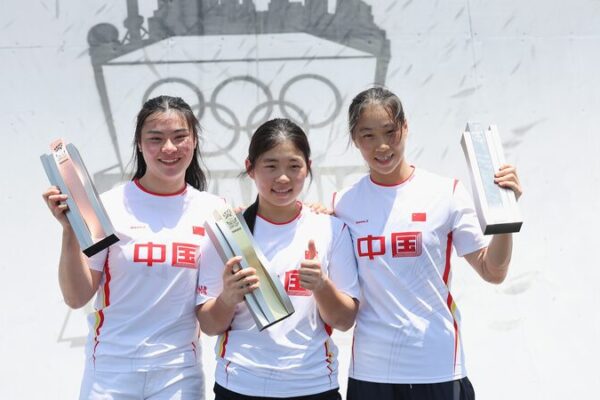 Chinese Cyclists Sweep BMX Freestyle Women’s Park at Olympic Qualifier in Shanghai Chinese Cyclists Sweep BMX Freestyle Women's Park at Olympic Qualifier in Shanghai