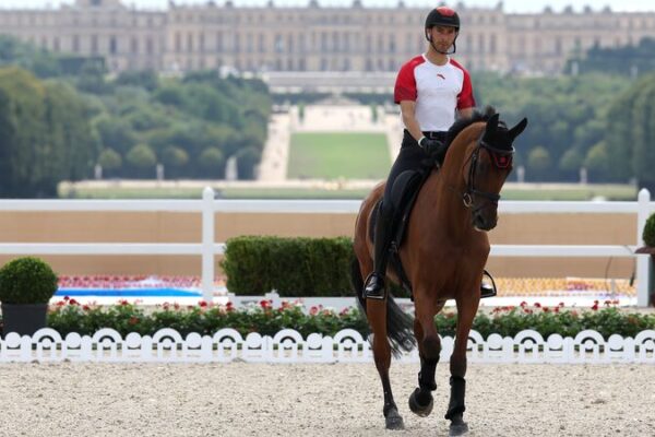 Chinese Equestrians Alex Hua Tian and Sun Huadong Arrive at Versailles for Paris 2024 Chinese_Equestrians_Alex_Hua_Tian_and_Sun_Huadong_Arrive_at_Versailles_for_Paris_2024 video poster